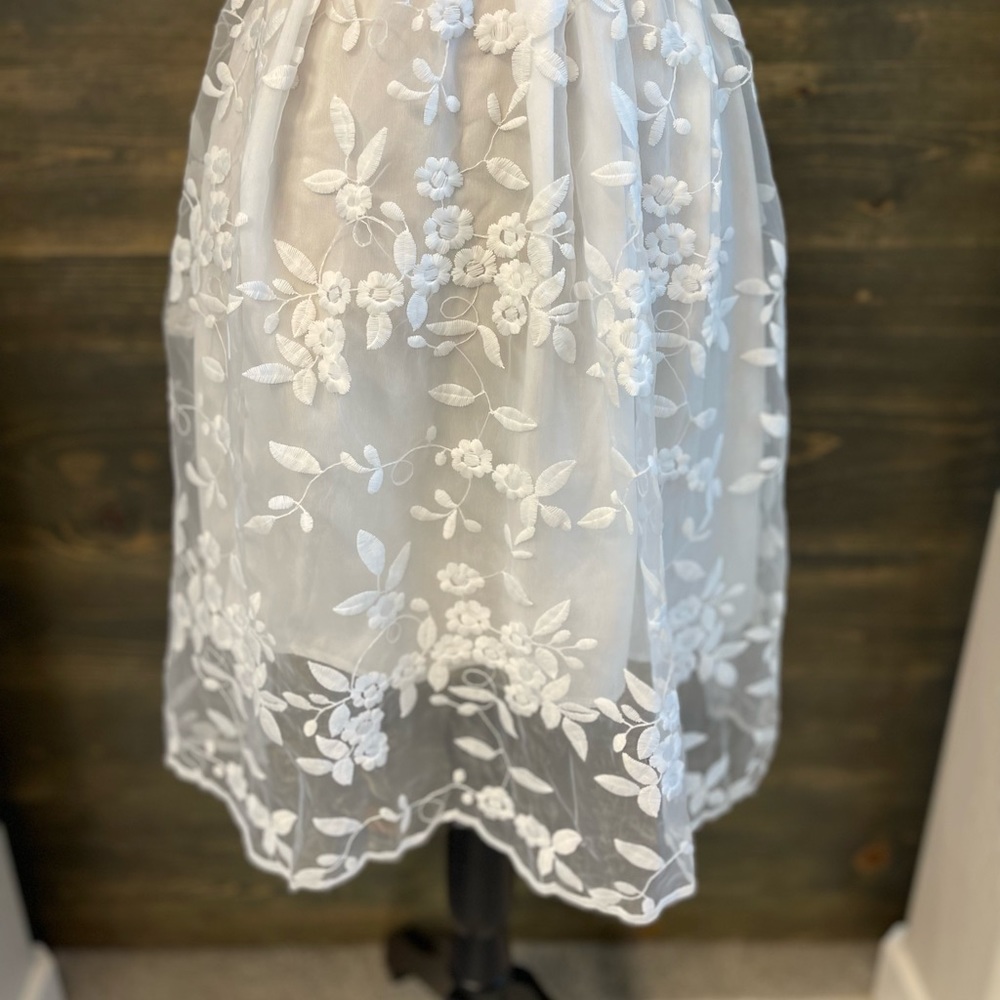 New Boho Lace Low Back Mini Spaghetti Strap Deep V Neck Summer Dress - Picture 10 of 11
